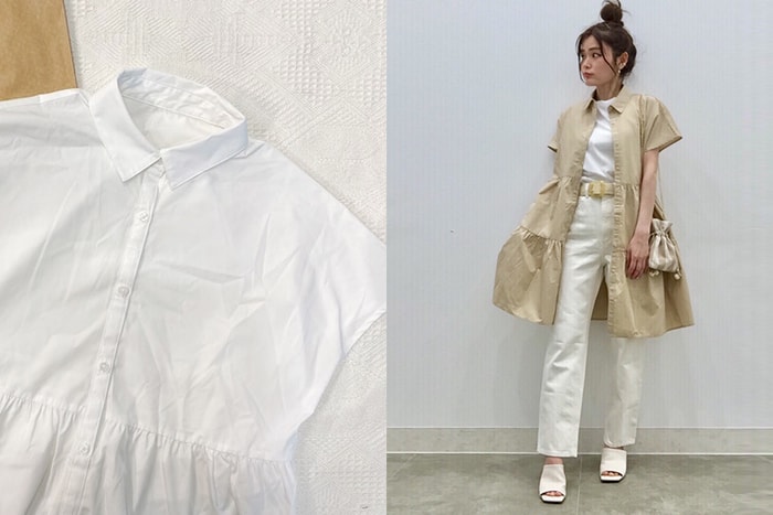 無痛包色:GU 法式襯衫連身裙,一次切換 3 種穿法!