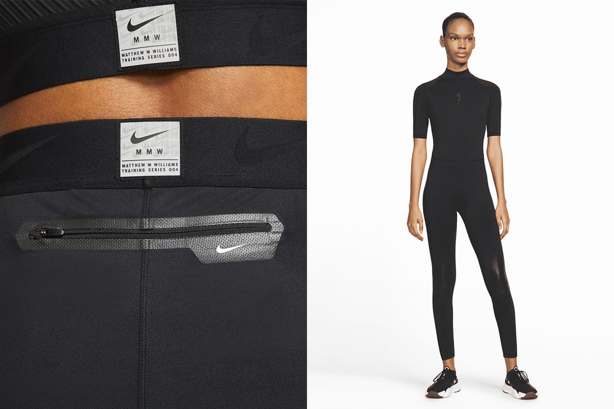 nike Matthew m williams mmw training collaboration activewear leggings bodysuit release info