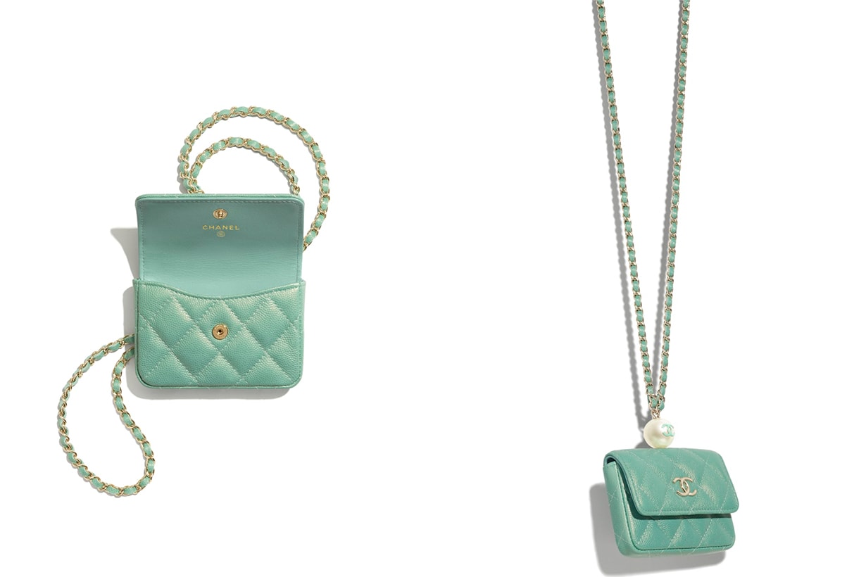 chanel bag handbags 2021ss Flap Coin Purse with Chain