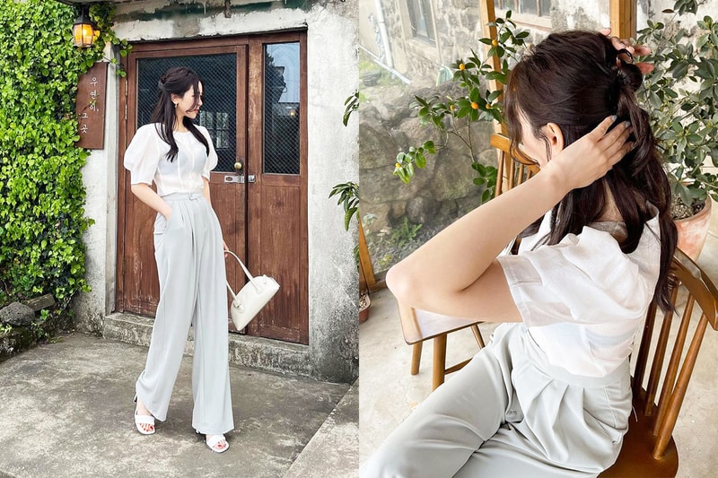 Half up ponytail hairstyles hair styling tips hairstyle trends 2021 spring summer hair tutorial japanese korean girls