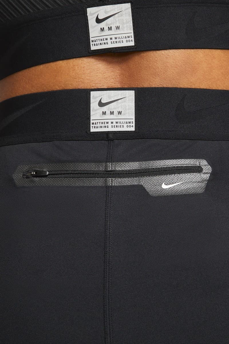 nike Matthew m williams mmw training collaboration activewear leggings bodysuit release info