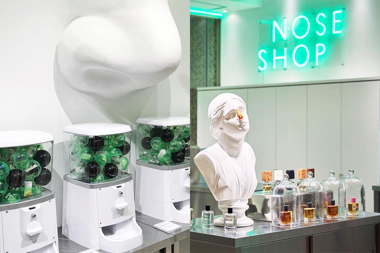 Nose Shop Japan Perfume Fragrances Stores Capsule machine floral fruity scent
