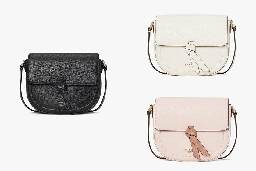 Kate Spade knott medium saddle bag