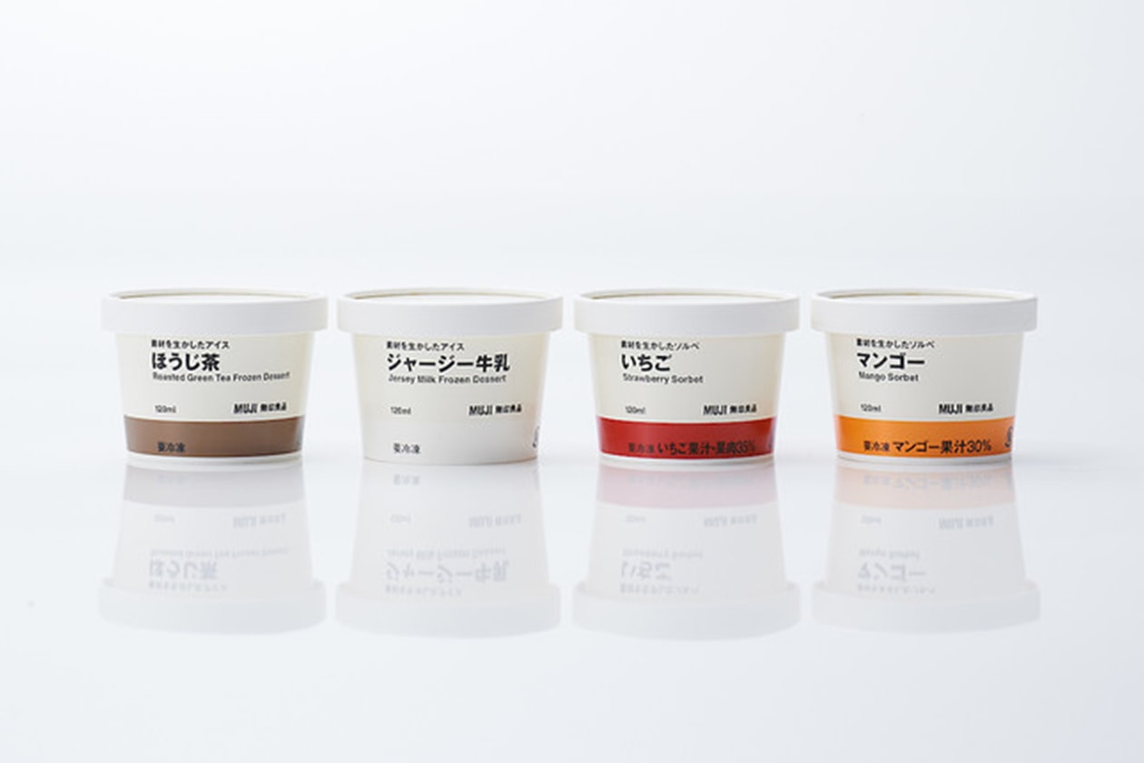 Muji Japan Ice-cream minimal design