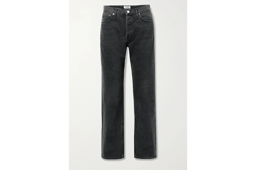 + NET SUSTAIN Lana mid-rise straight-leg jeans