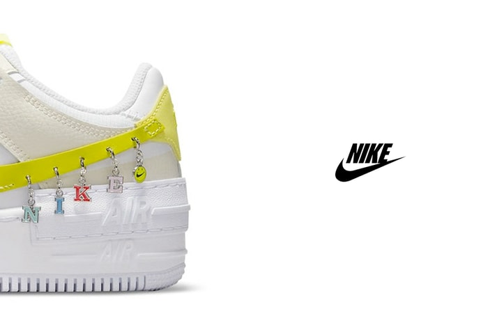 可愛的限定版 Nike AF1，幫 Swoosh Logo 掛上飾品！