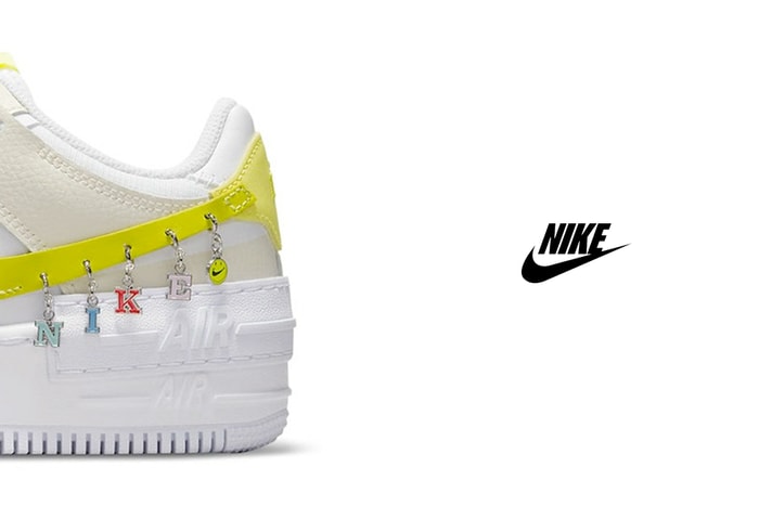 可愛的限定版 Nike AF1,幫 Swoosh Logo 掛上飾品!