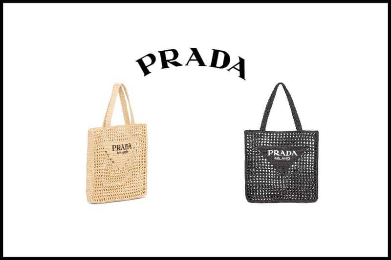 prada raffia handbags 2021 summer