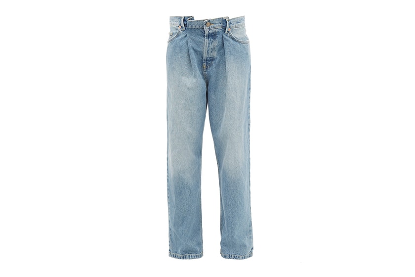 Fold dad baggy boyfriend jeans