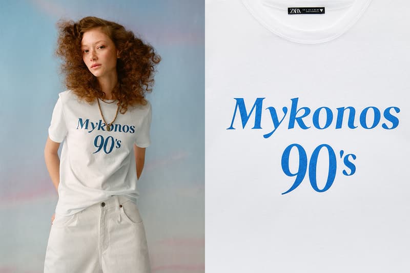 zara slogan t-shirt 2021ss tee