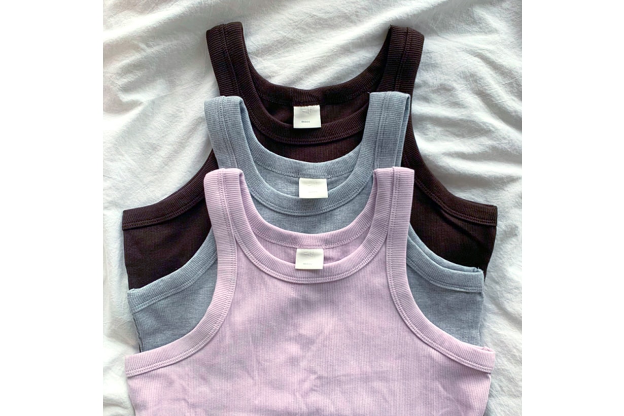 GU H&M tank top 2021ss