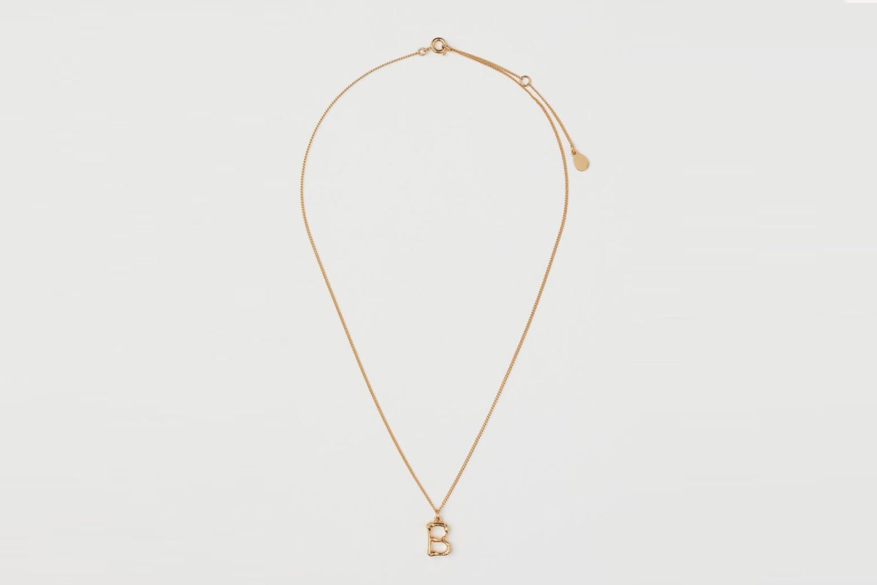 H&M Gold-plated pendant necklace accessories 2021