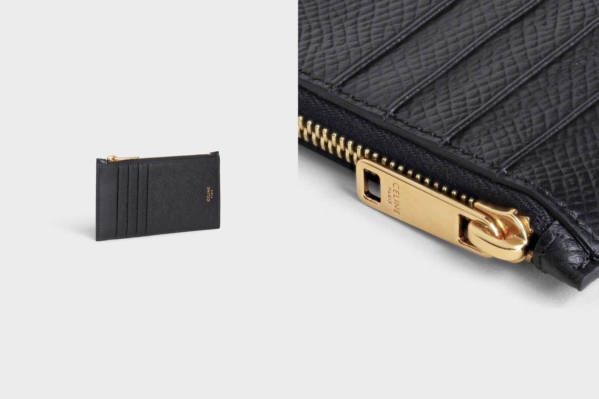 celine ZIPPED COMPACT CARD HOLDER