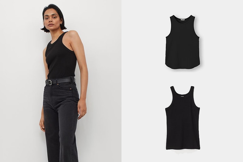 GU H&M tank top 2021ss