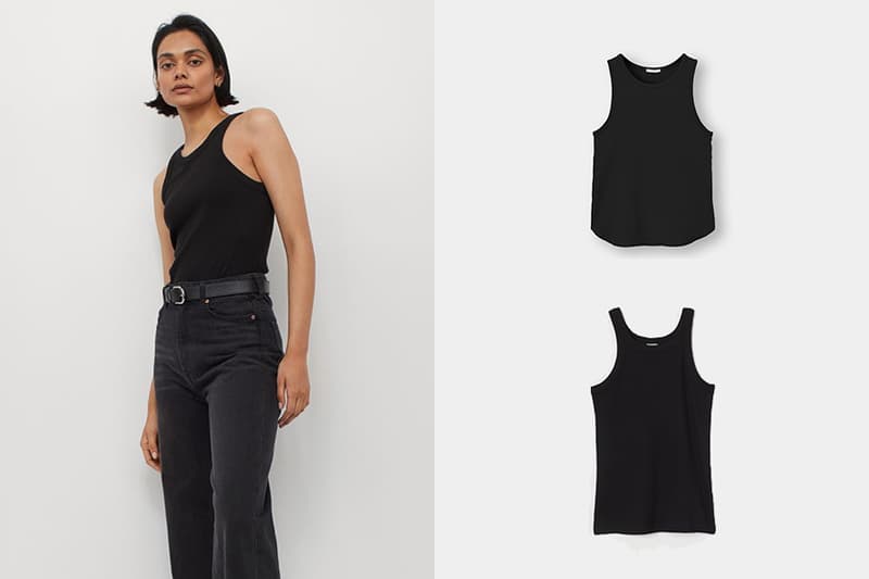 GU H&M tank top 2021ss