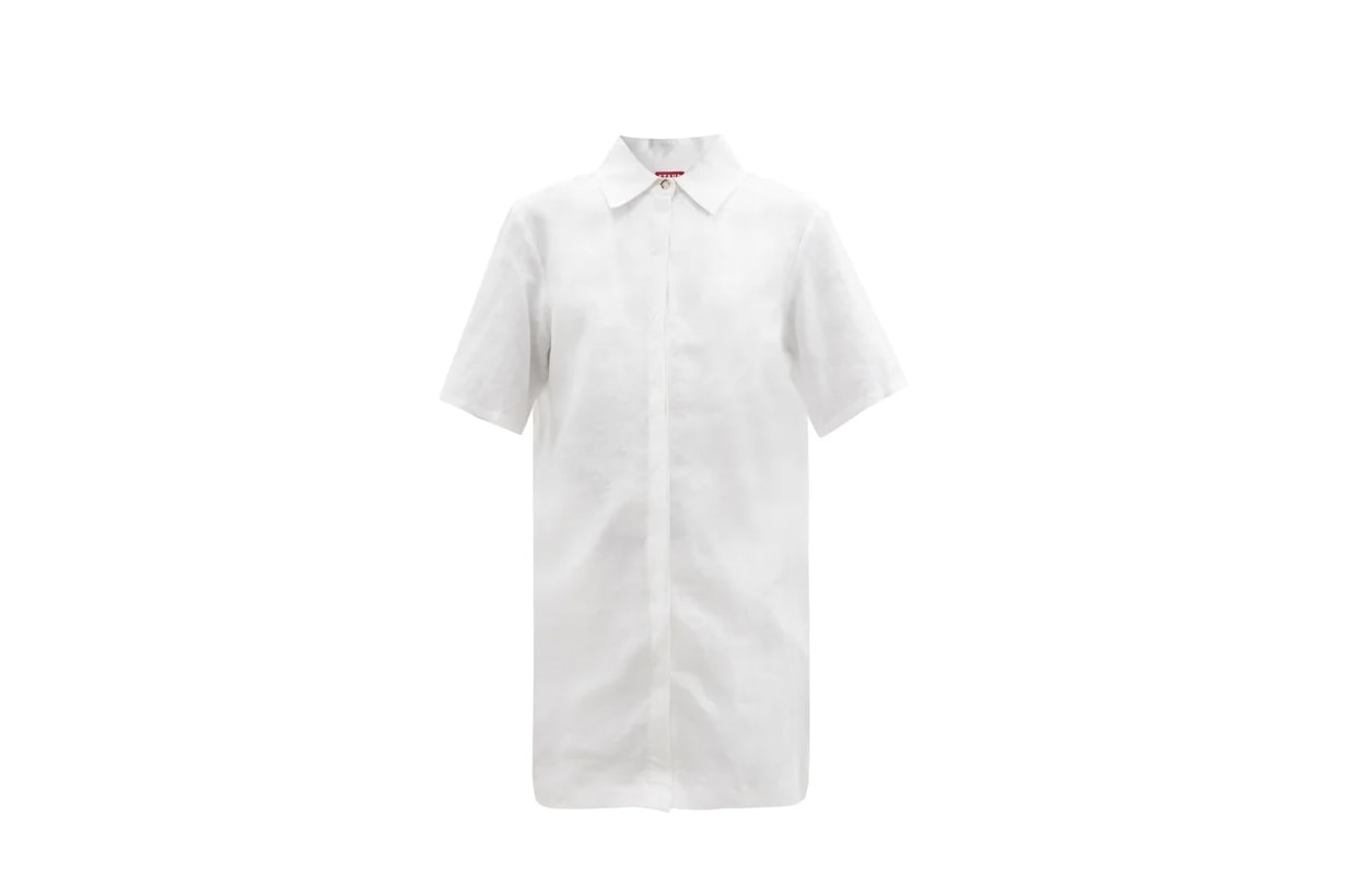 Summer Version boyfriend Shirt fashion trends 2021 spring summer fashion items short sleeves shirt 