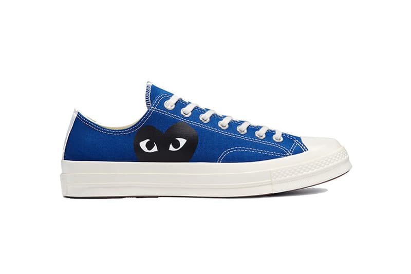 COMME des GARÇONS PLAY x Converse Chuck 70 Blue Quartz Steel Grey