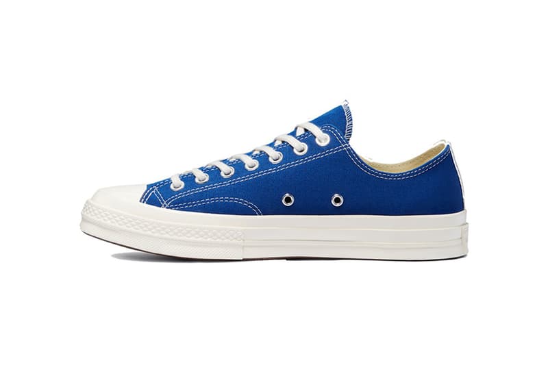 COMME des GARÇONS PLAY x Converse Chuck 70 Blue Quartz Steel Grey