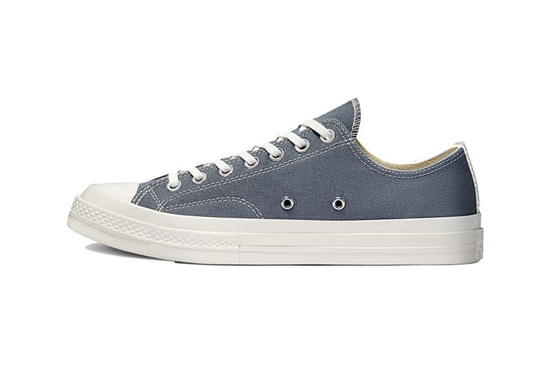 COMME des GARÇONS PLAY x Converse Chuck 70 Blue Quartz Steel Grey