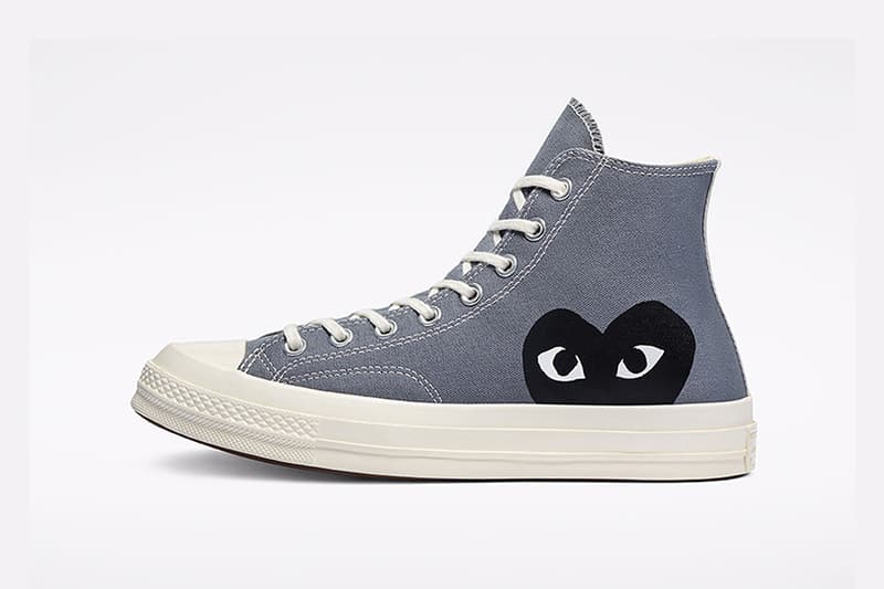 COMME des GARÇONS PLAY x Converse Chuck 70 Blue Quartz Steel Grey