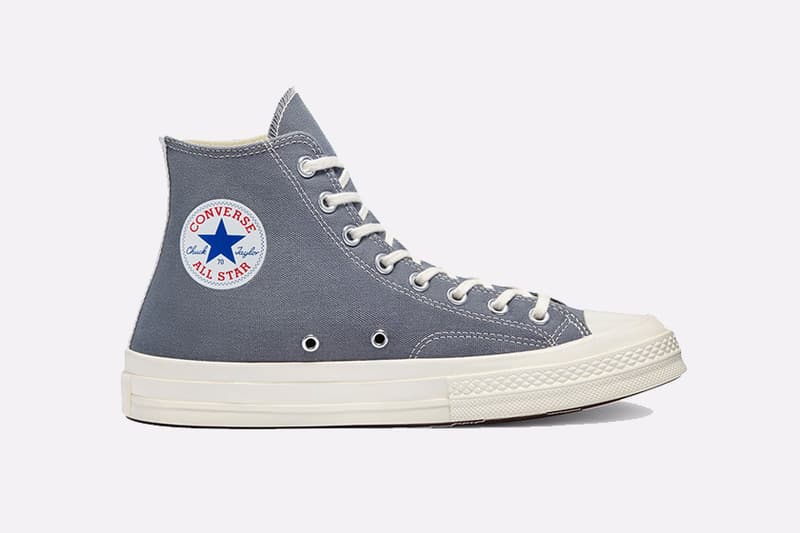COMME des GARÇONS PLAY x Converse Chuck 70 Blue Quartz Steel Grey