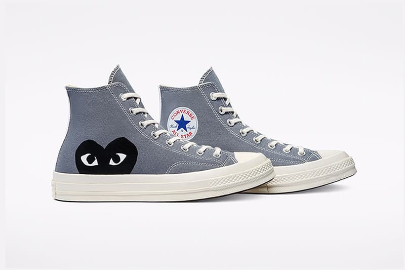 COMME des GARÇONS PLAY x Converse Chuck 70 Blue Quartz Steel Grey