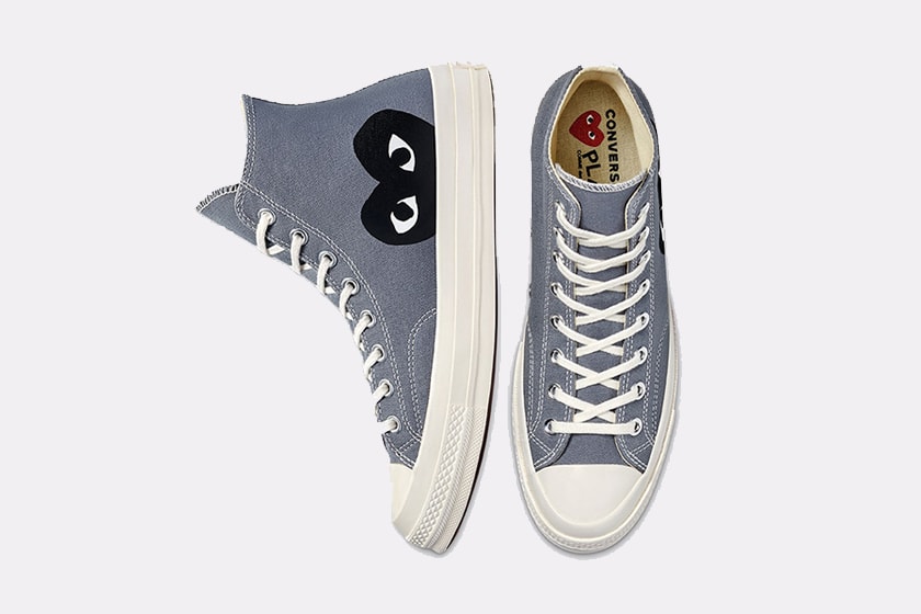 COMME des GARÇONS PLAY x Converse Chuck 70 Blue Quartz Steel Grey