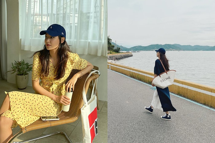 看過 IU 和 Lisa 的優雅示範,就知道棒球帽+洋裝是今夏的必備穿搭!