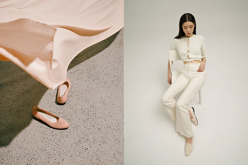 inooknit eco-friendly knitting flat shoes