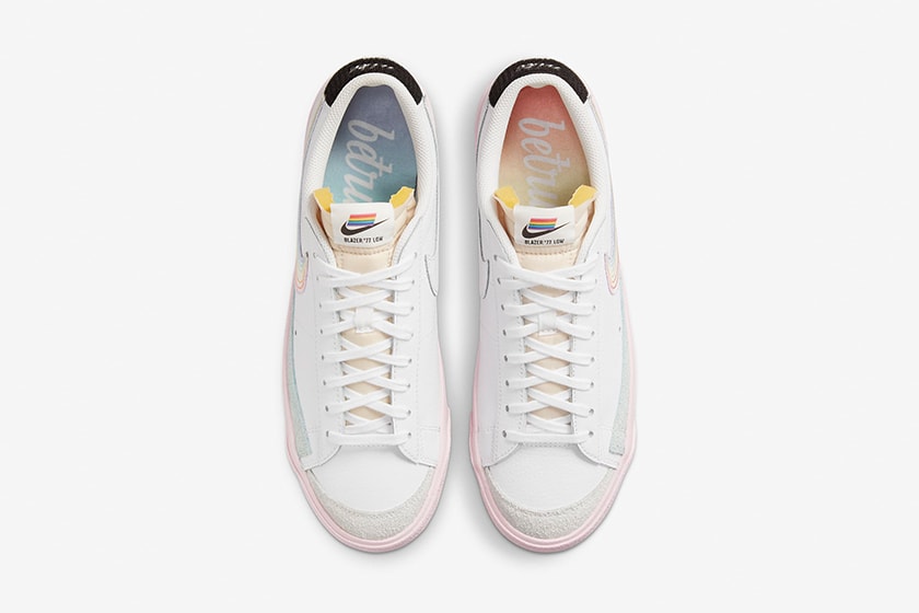Nike BeTrue Pride Month Pre-Day React Infinity Blazer Low 77 Offcourt Slide