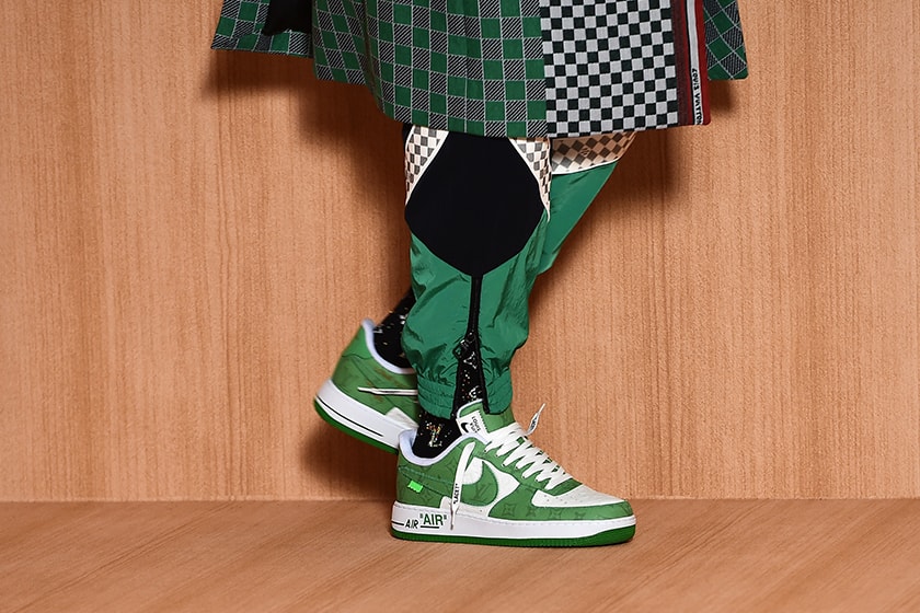 2022 Spring Louis Vuitton x Nike Air Force 1 Virgil Abloh