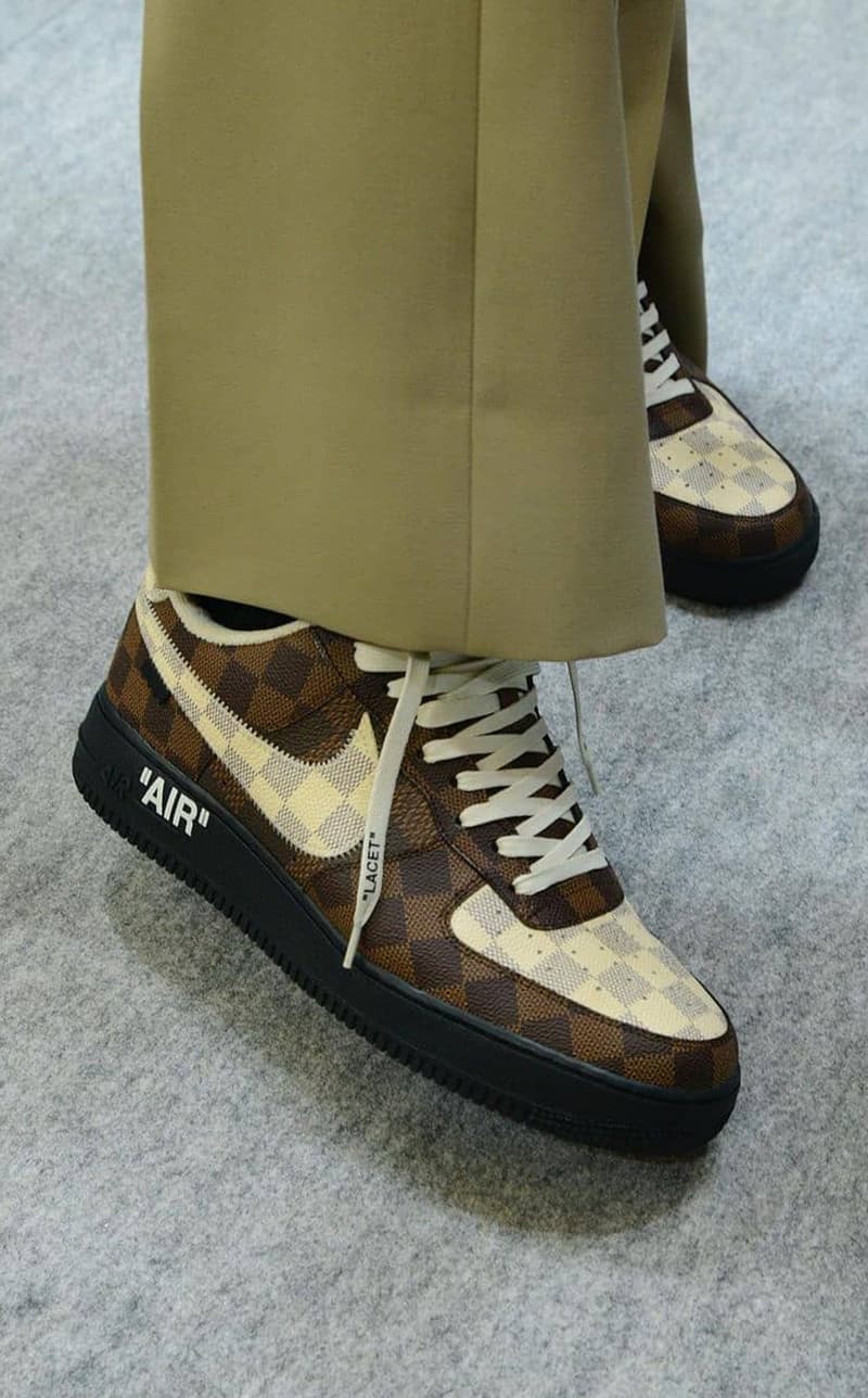 2022 Spring Louis Vuitton x Nike Air Force 1 Virgil Abloh