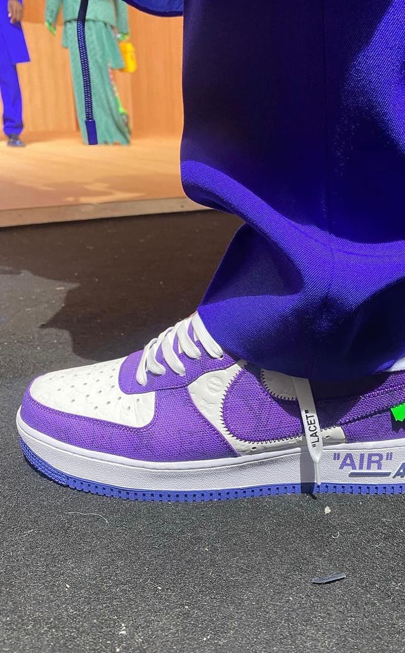 2022 Spring Louis Vuitton x Nike Air Force 1 Virgil Abloh