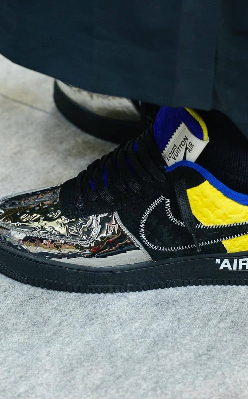 2022 Spring Louis Vuitton x Nike Air Force 1 Virgil Abloh