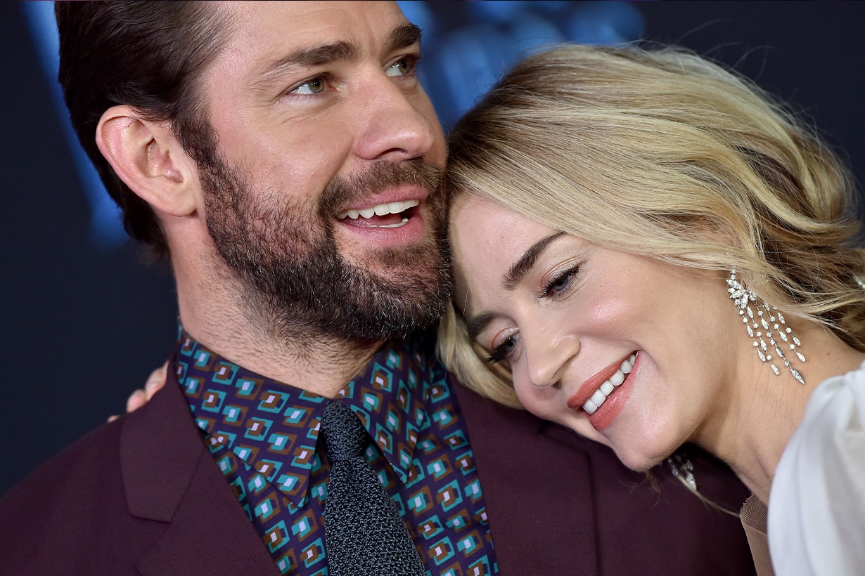 Emily Blunt John Krasinski  A Quiet Place Part II Hollywood Celebrities Couples Marriage Love Relationship Love Story Hollywood Actors Actresses Director 