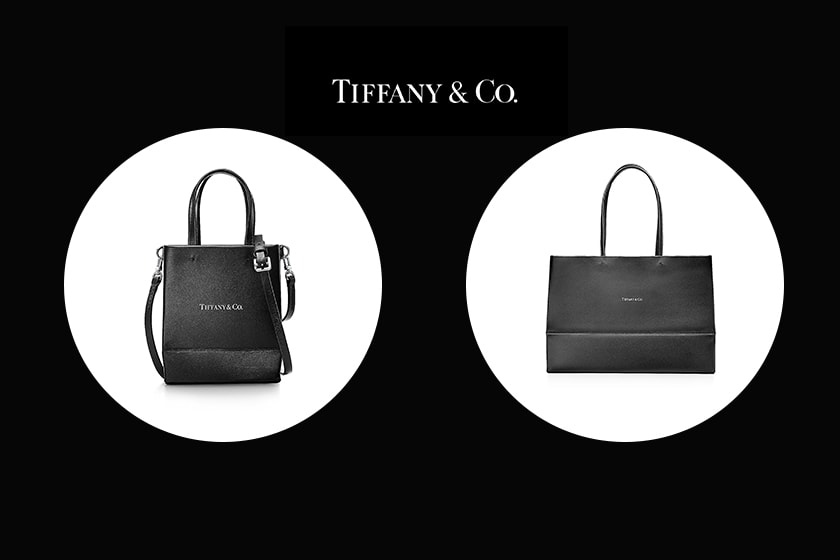Tiffany & Co. all-black shopping bag 2021ss handbags