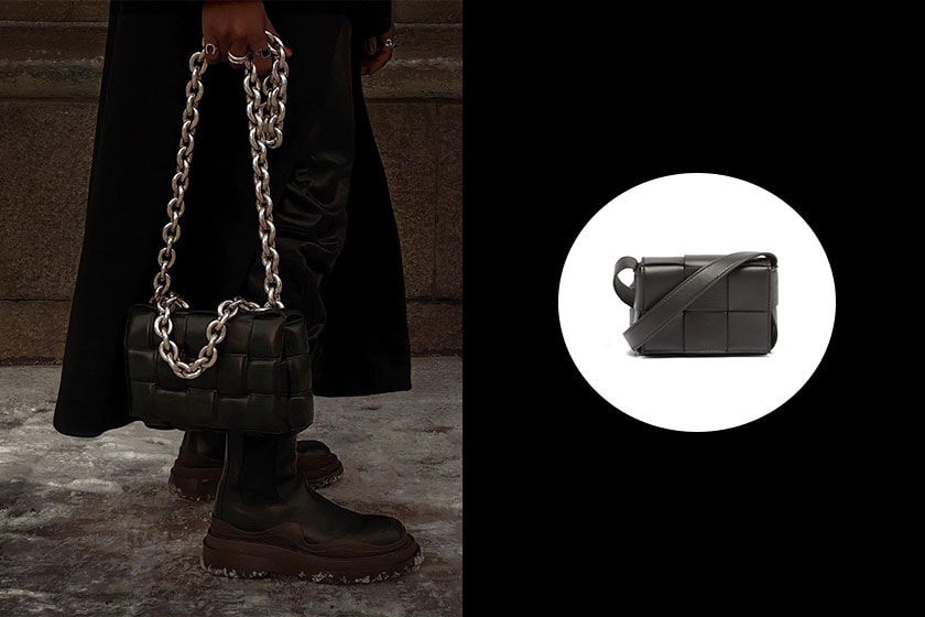 Bottega Veneta Cassette mini Intrecciato leather crossbody bag handbags 2021