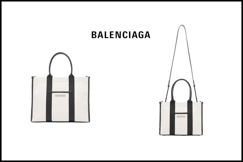 balenciaga hardware tote bag navy cabas new 2021