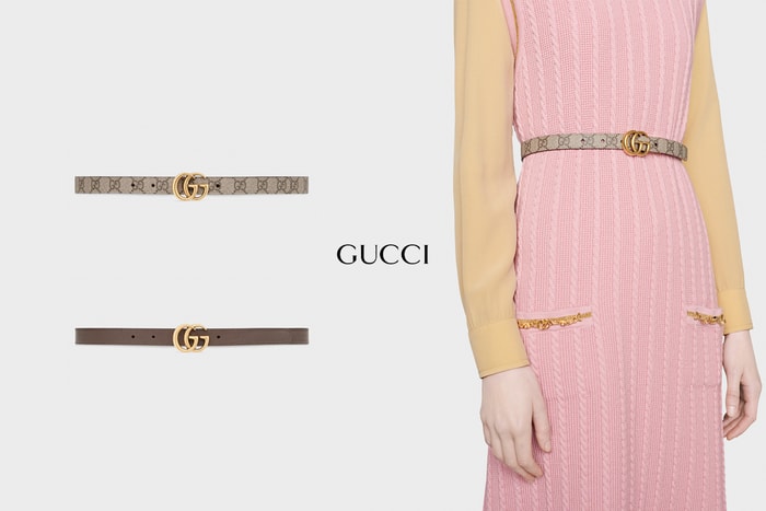 衣櫃常備品：Gucci 兩面繫窄皮帶，CP 值高更是完美穿搭綠葉！