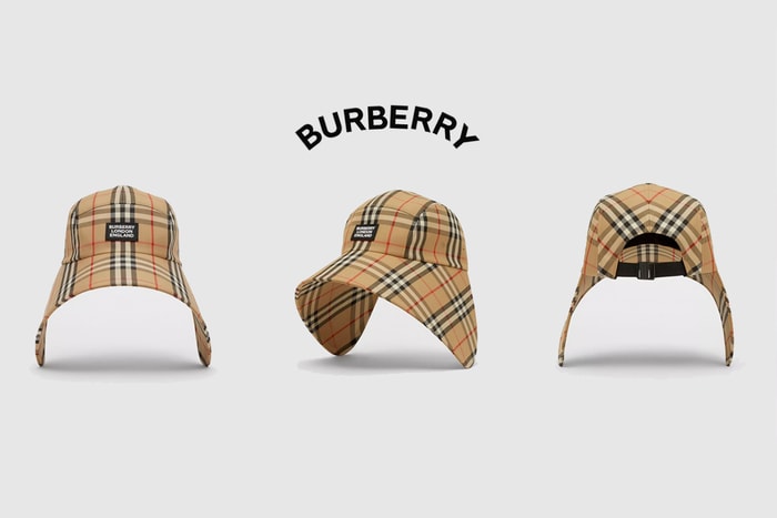 小臉必備？Burberry 棒球帽，引起話題的超寬帽簷！
