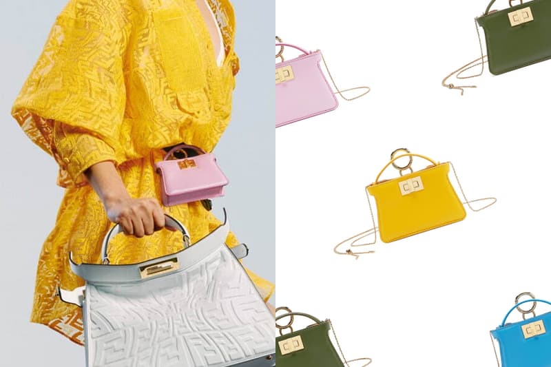 fendi Peekaboo Nano Peek-A-Boo mini bags handbags