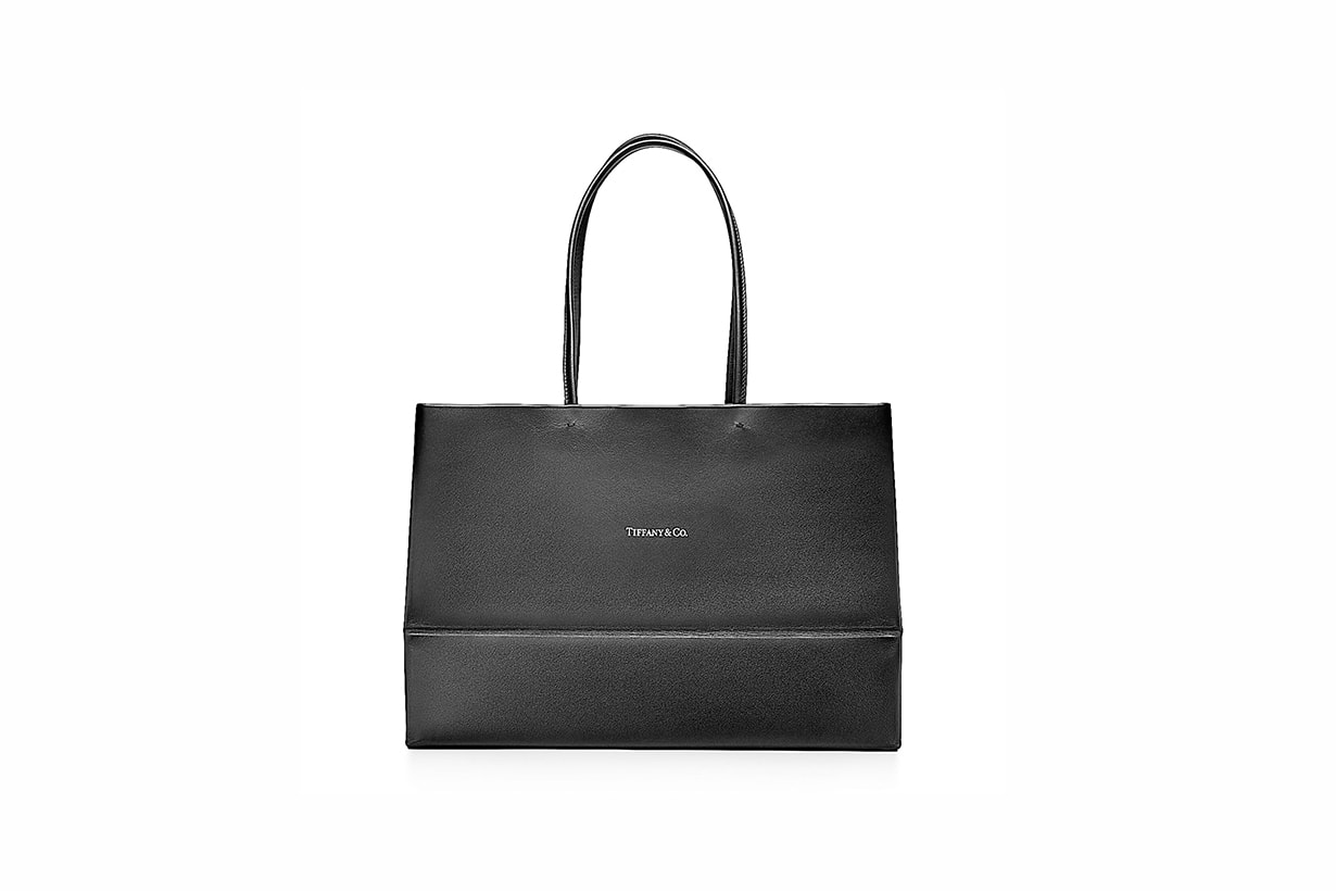 Tiffany & Co. all-black shopping bag 2021ss handbags