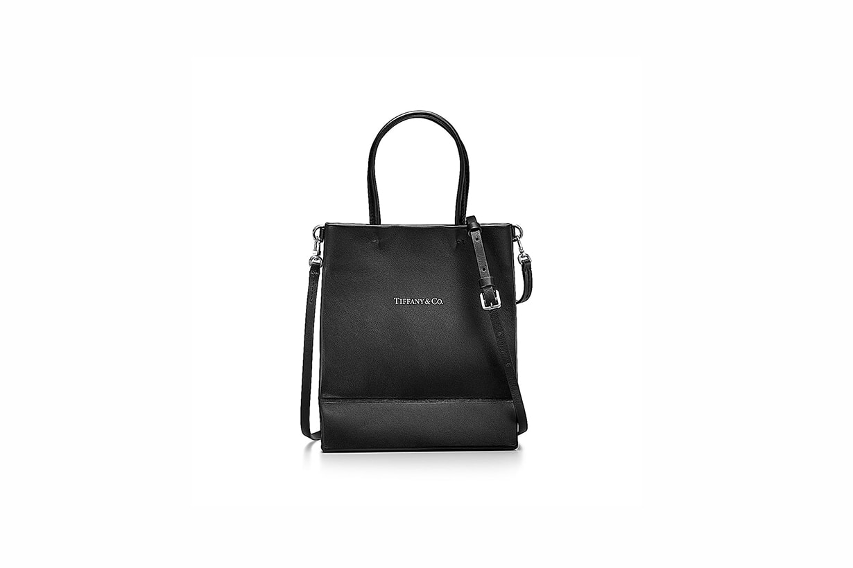 Tiffany & Co. all-black shopping bag 2021ss handbags
