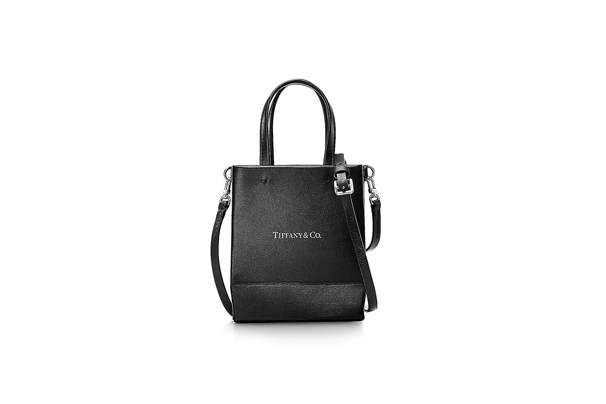 Tiffany & Co. all-black shopping bag 2021ss handbags