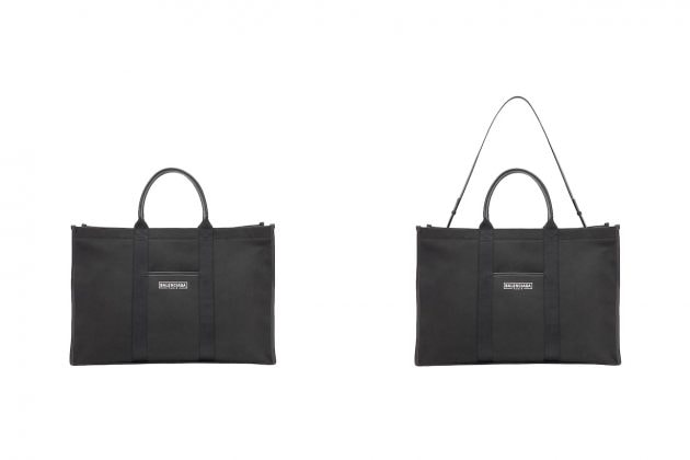 balenciaga hardware tote bag navy cabas new 2021