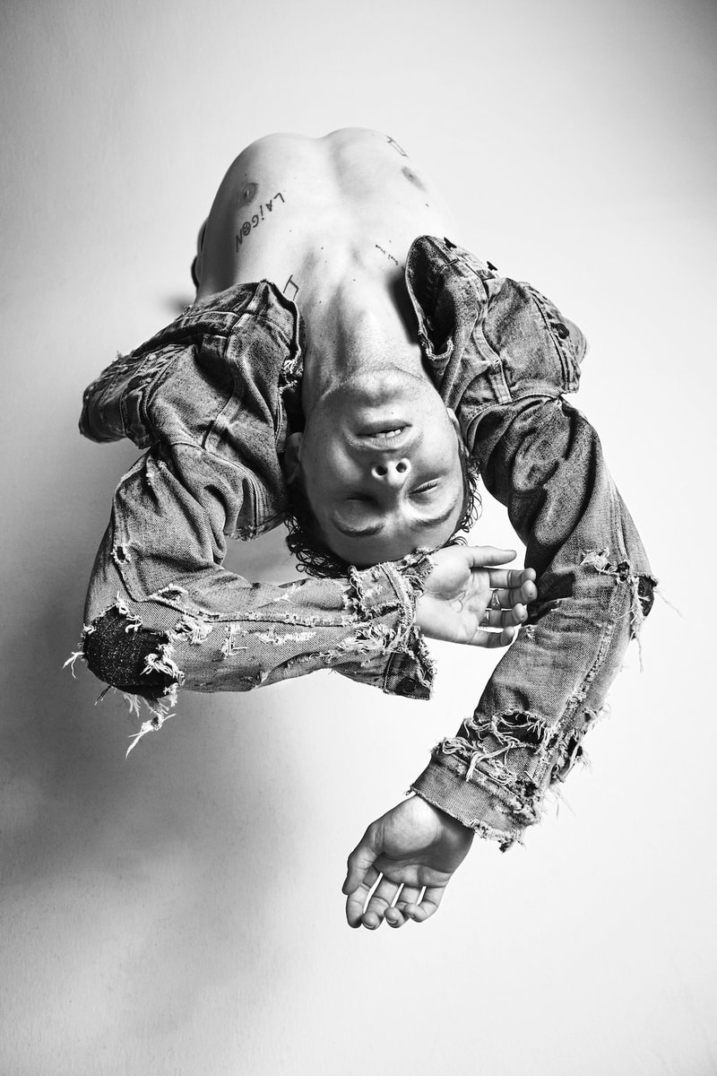 saint laurent denim collection ysl41 by Anthony vaccarello campaign release
