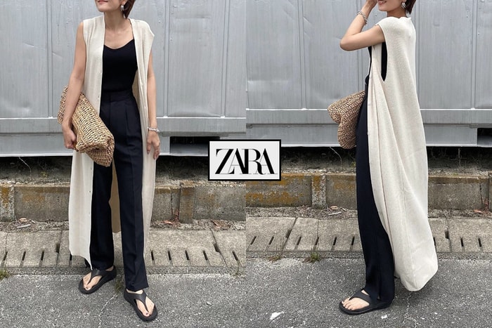 極推長版款：ZARA 俐落針織長背心，高實穿度又超顯瘦！