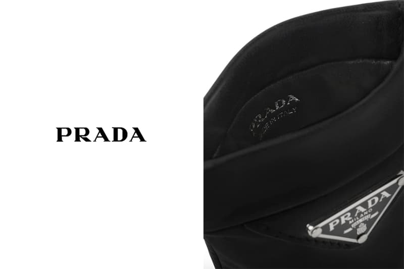 Prada chain-strap mini pouch bag