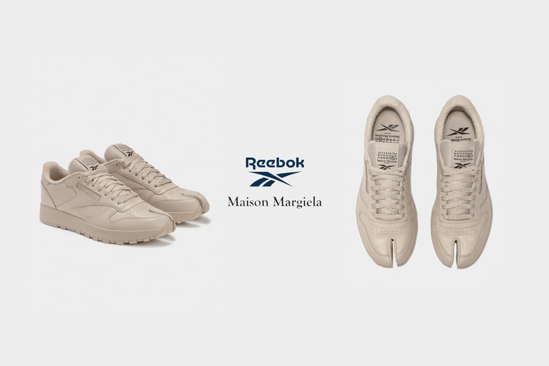 reebok maison margiela classic leather nude where buy sneakers 2021