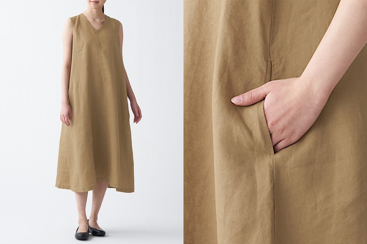 MUJI Ladies' French Linen Sleeveless 2021ss